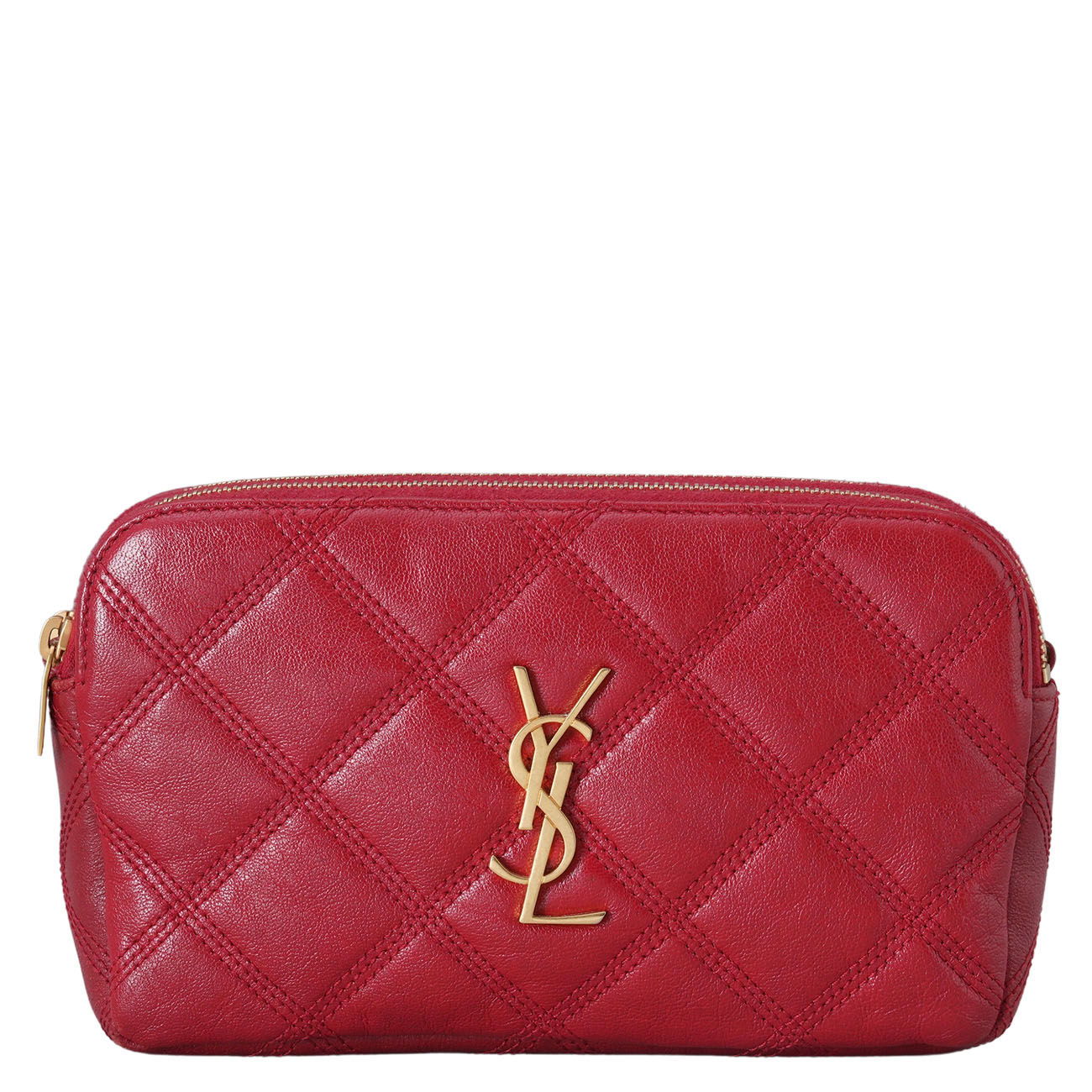 YVES SAINT LAURENT(USED)생로랑 608941 베키 더블지퍼 미니 크로스백